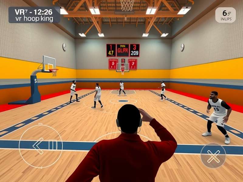 Indian VR Hoop King tournament event with participants